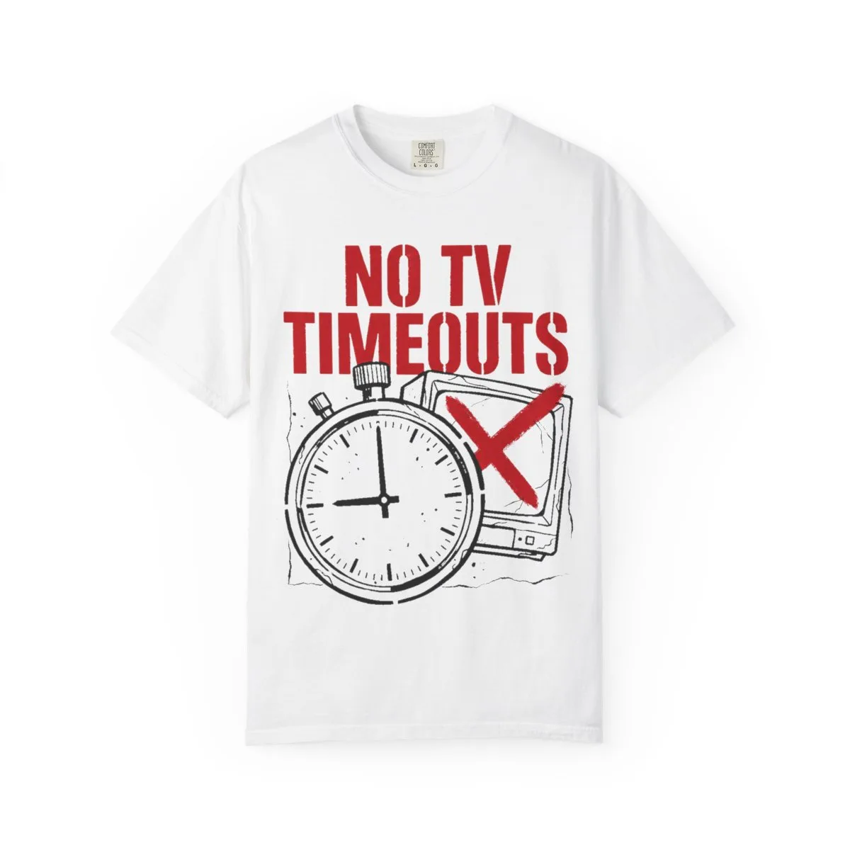 No TV Timeouts Heavyweight Tee